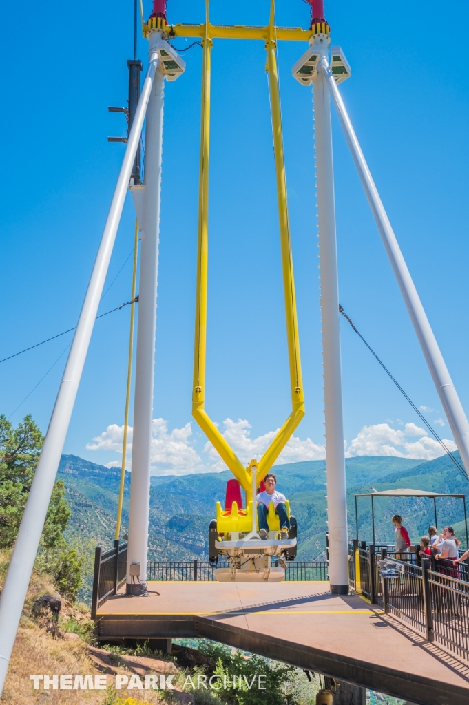 Giant Canyon Swing at Glenwood Caverns Adventure Park