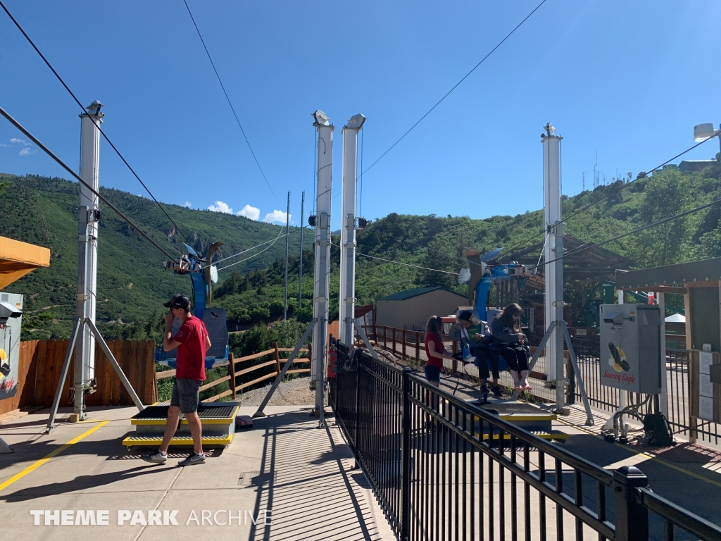 Soaring Eagle Zip Ride at Glenwood Caverns Adventure Park