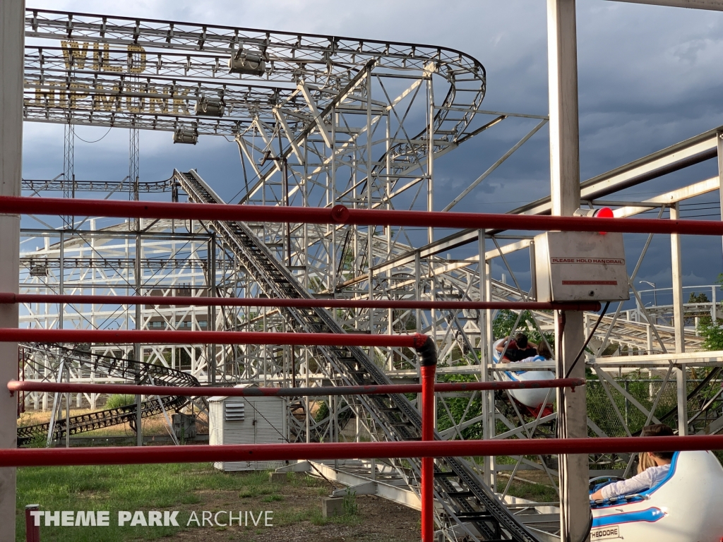 Wild Chipmunk at Lakeside Amusement Park