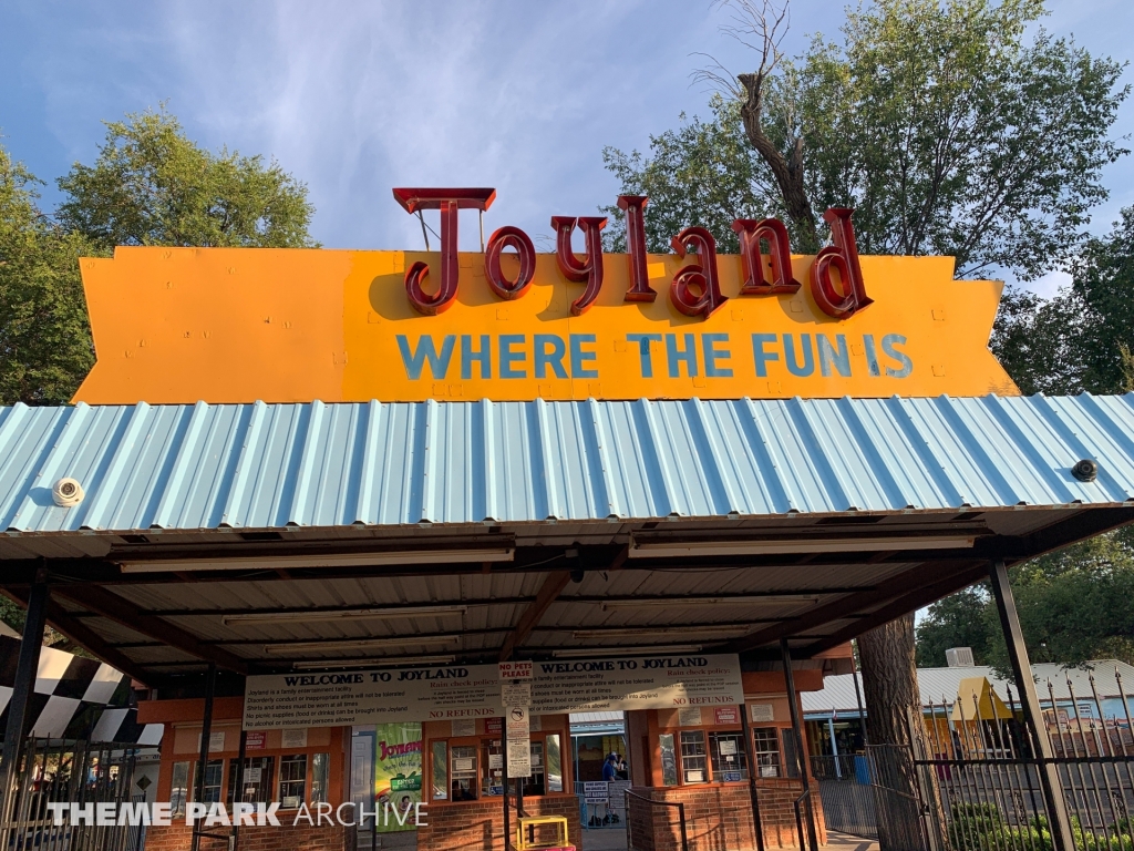 Entrance at Joyland Amusement Park