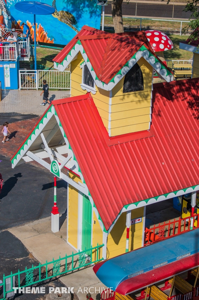 Train at Wonderland Amusement Park