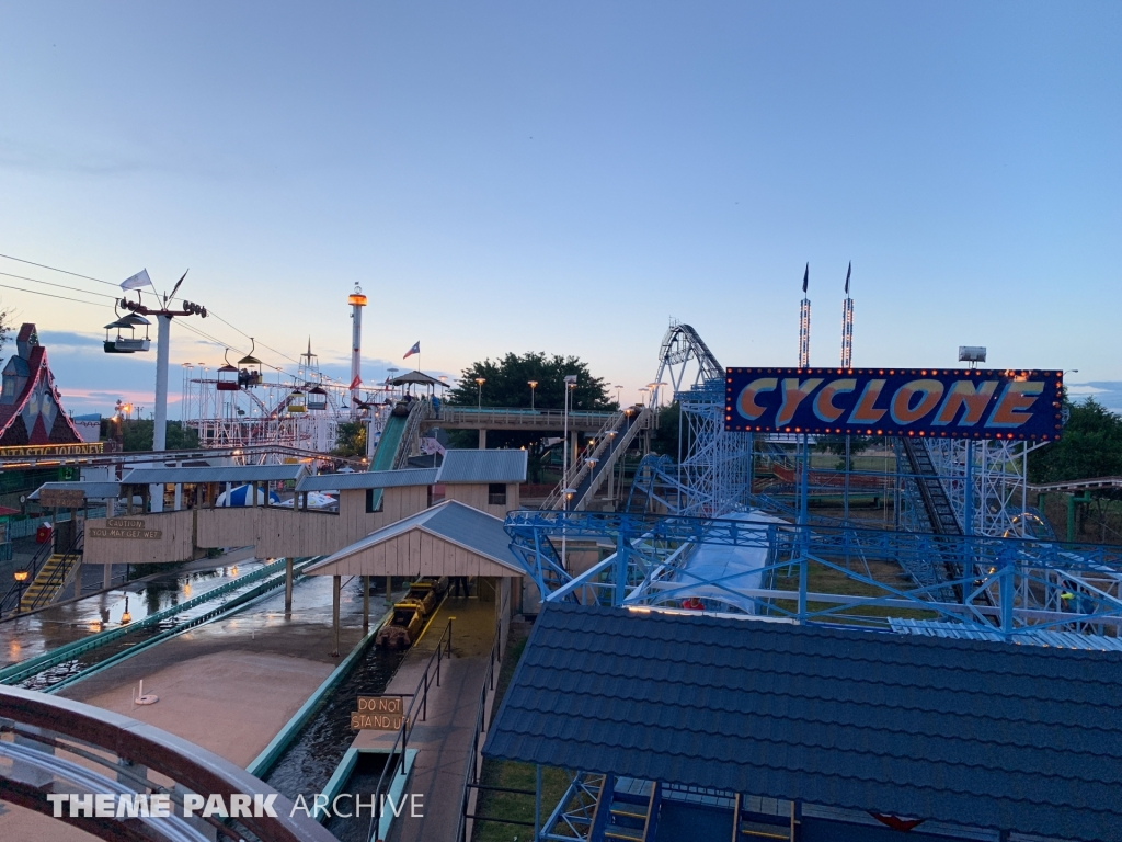 Cyclone at Wonderland Amusement Park