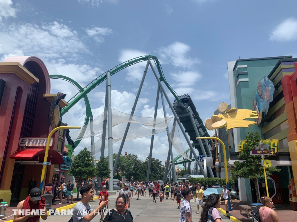 The Incredible Hulk Coaster at Universal Islands of Adventure