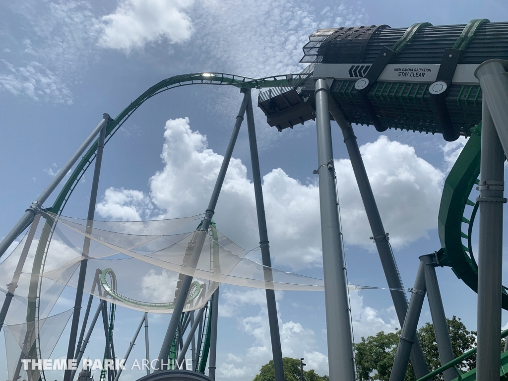 The Incredible Hulk Coaster at Universal Islands of Adventure