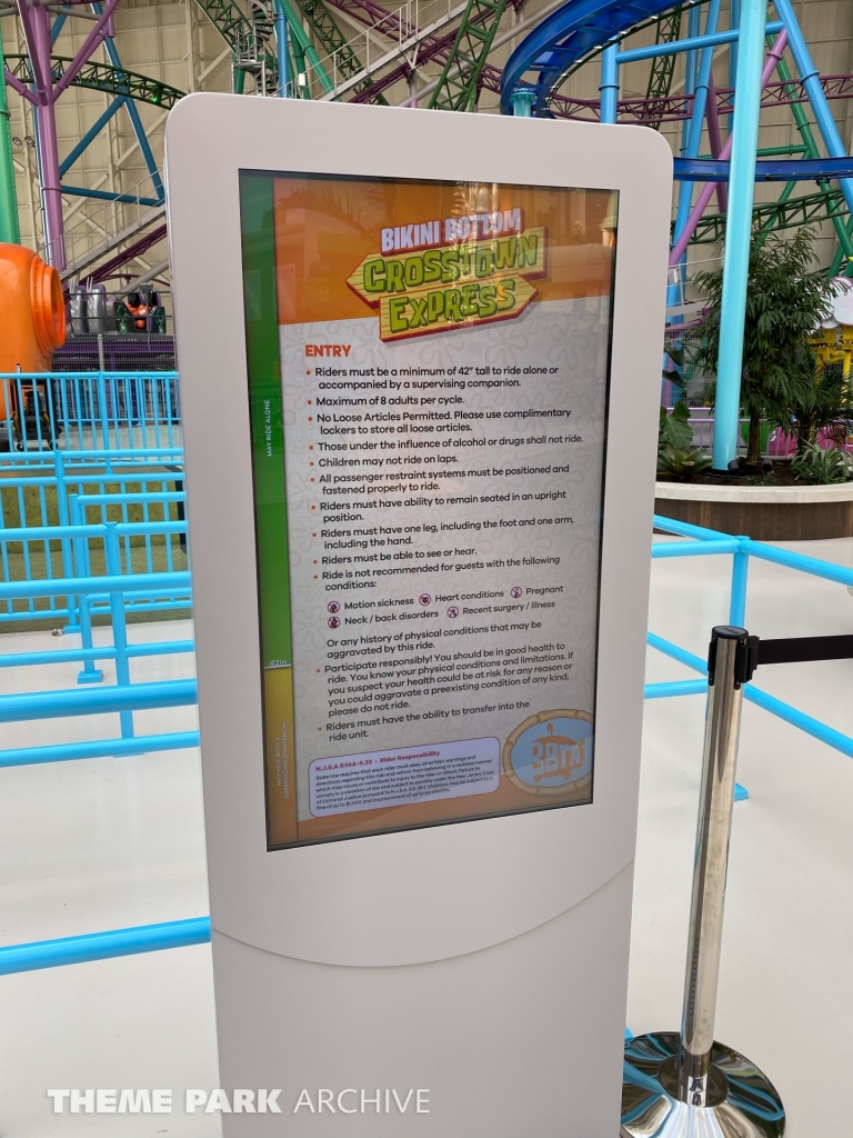 Bikini Bottom Crosstown Express at Nickelodeon Universe at American Dream