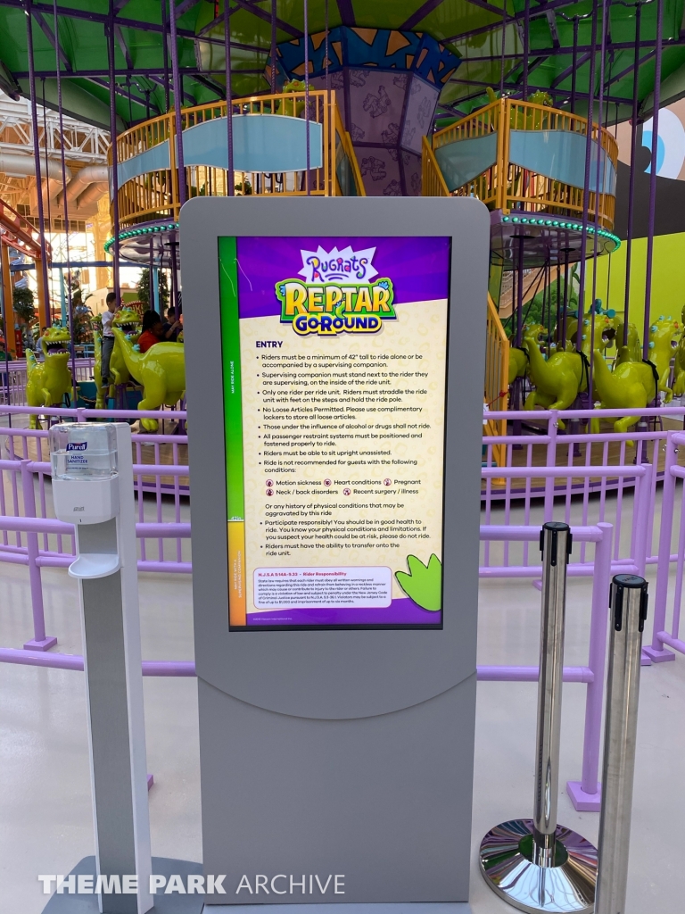 Rugrats Reptar Go Round at Nickelodeon Universe at American Dream