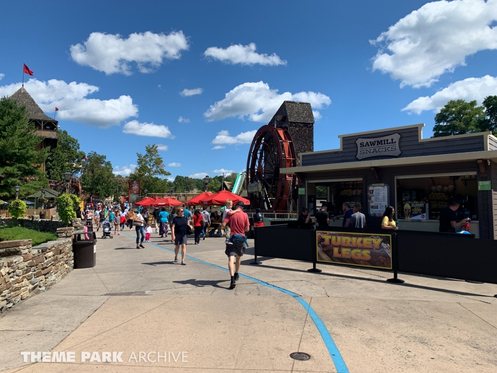 Saw Mill Log Flume at Six Flags Great Adventure