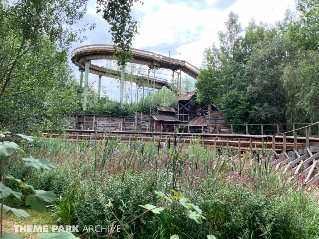 Wildwasserbahn Mit Geisterbahn at Freizeitpark Plohn