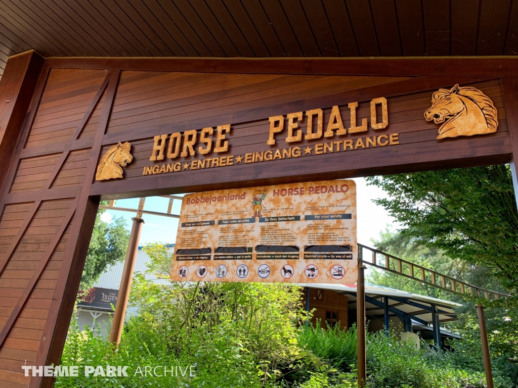 Horse Pedalo at Bobbejaanland