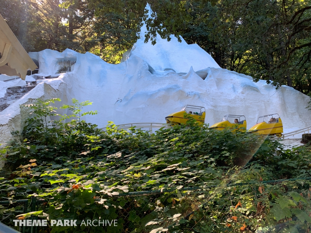 Ice Mountain Bobsled Roller Coaster at Enchanted Forest