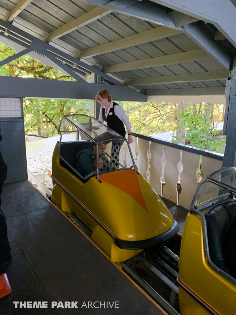 Ice Mountain Bobsled Roller Coaster at Enchanted Forest