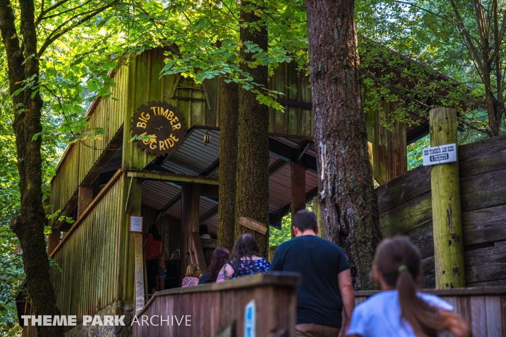 Big Timber Log Ride at Enchanted Forest