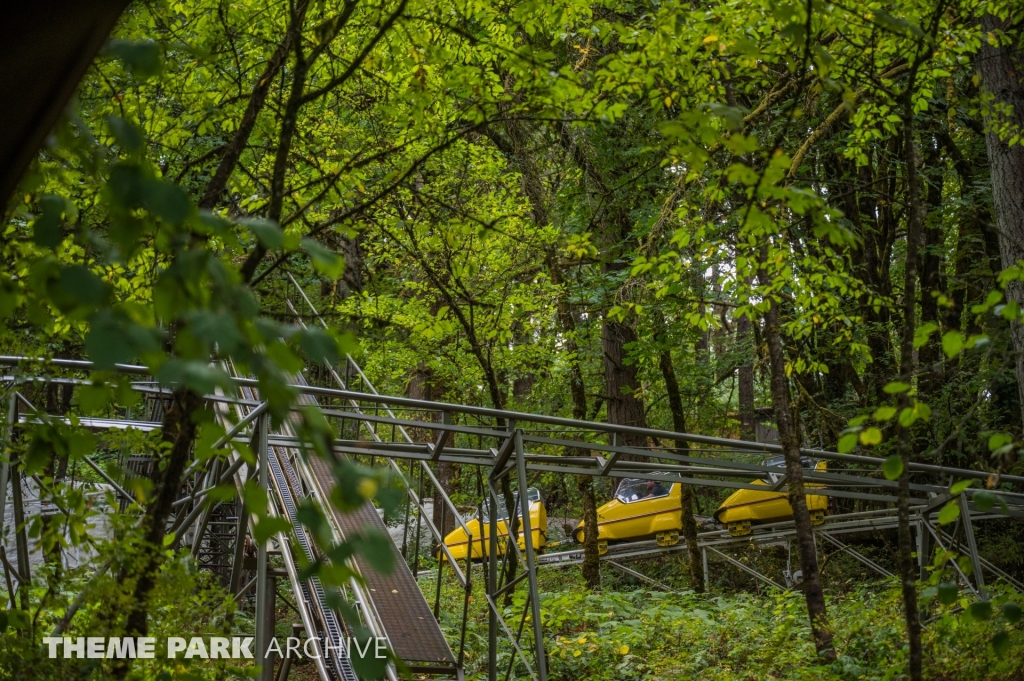 Ice Mountain Bobsled Roller Coaster at Enchanted Forest