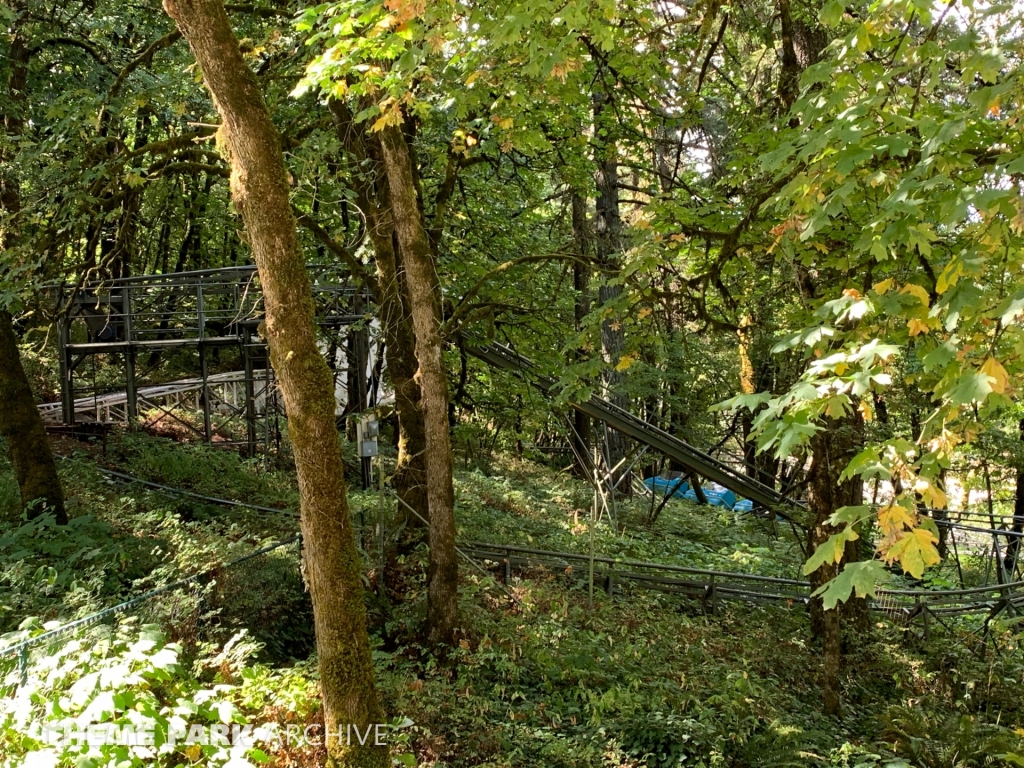 Ice Mountain Bobsled Roller Coaster at Enchanted Forest