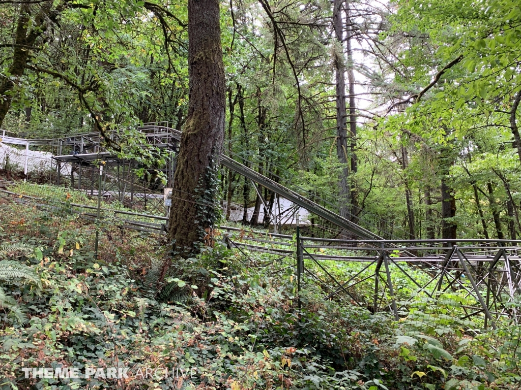 Ice Mountain Bobsled Roller Coaster at Enchanted Forest