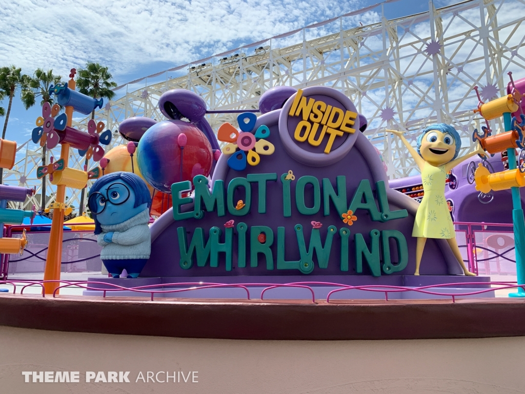 Inside Out Emotional Whirlwind at Disneyland