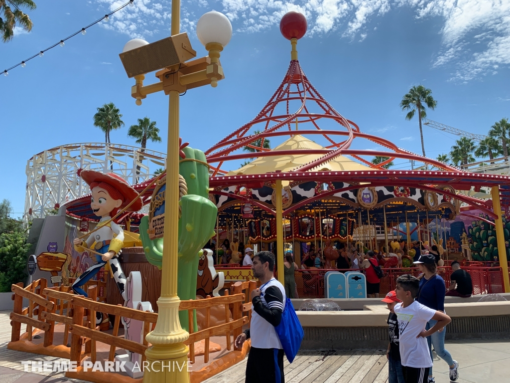 Jessie's Critter Carousel at Disneyland