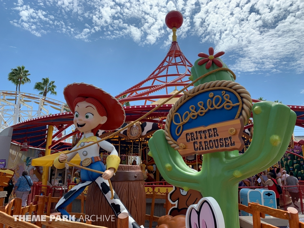 Jessie's Critter Carousel at Disneyland