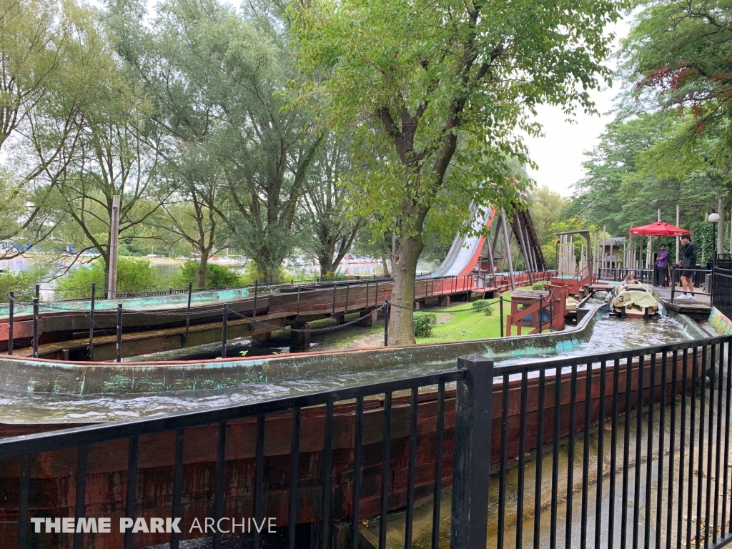 Log Flume Ride at Centreville Amusement Park