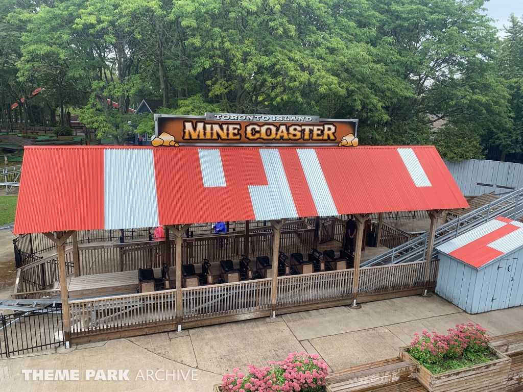 Toronto Island Mine Coaster at Centreville Amusement Park