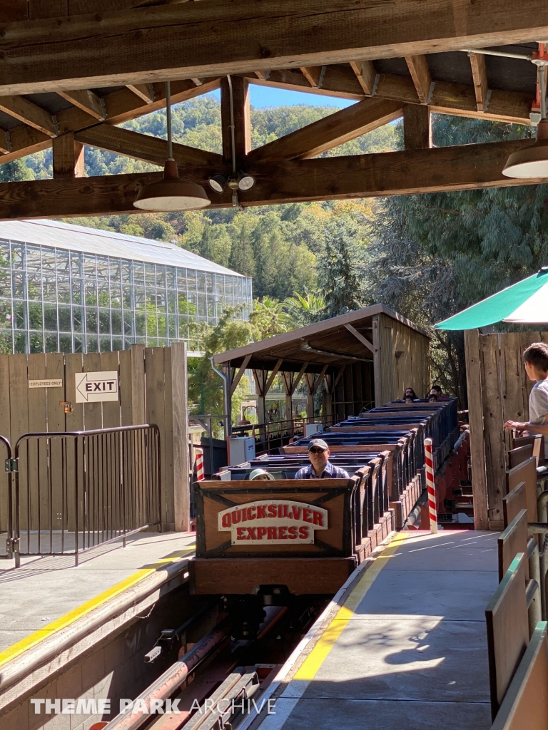 Quicksilver Express at Gilroy Gardens