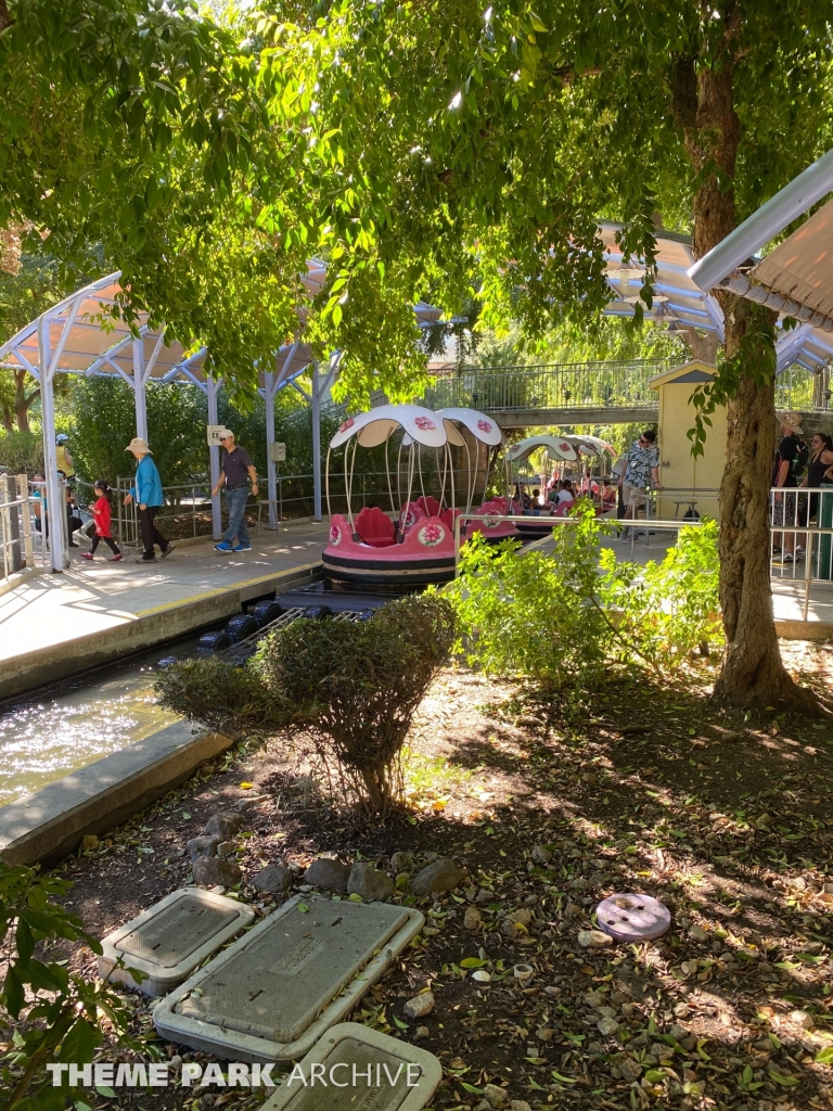 Rainbow Garden Round Boat Ride at Gilroy Gardens