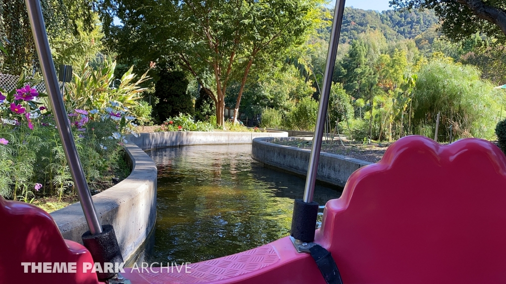 Rainbow Garden Round Boat Ride at Gilroy Gardens