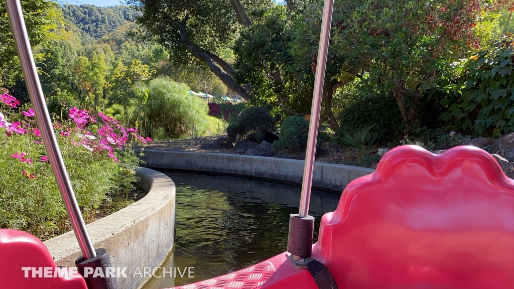 Rainbow Garden Round Boat Ride at Gilroy Gardens