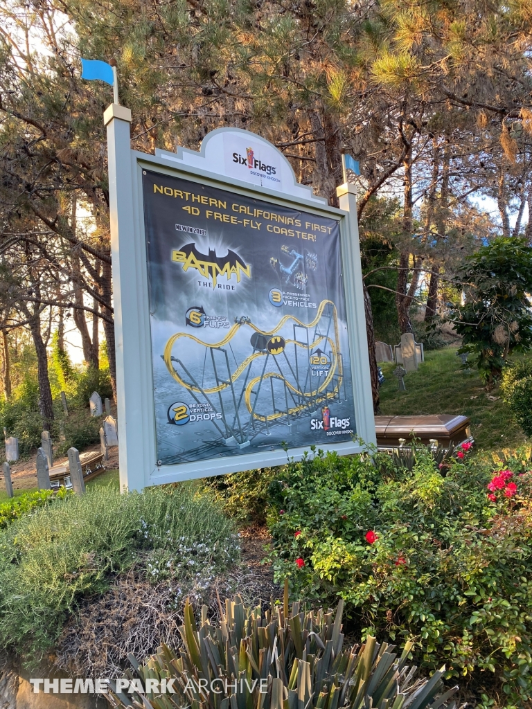 Batman The Ride at Six Flags Discovery Kingdom