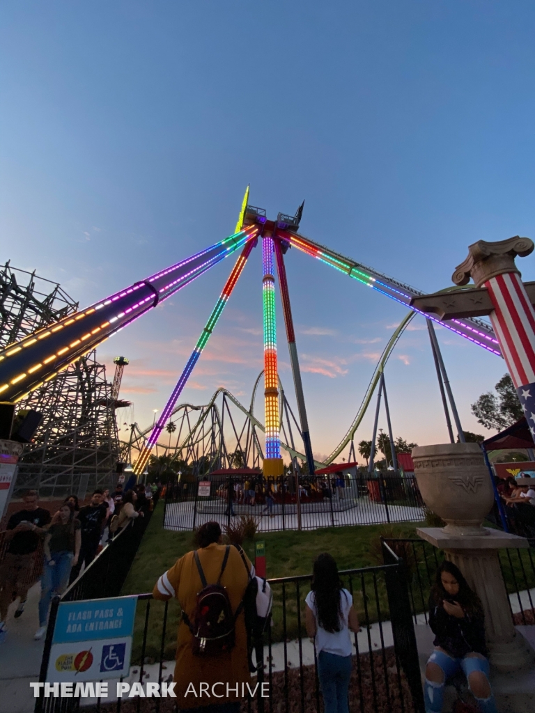 Wonder Woman Lasso of Truth at Six Flags Discovery Kingdom