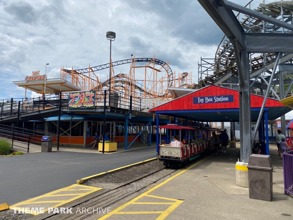 Train at Indiana Beach