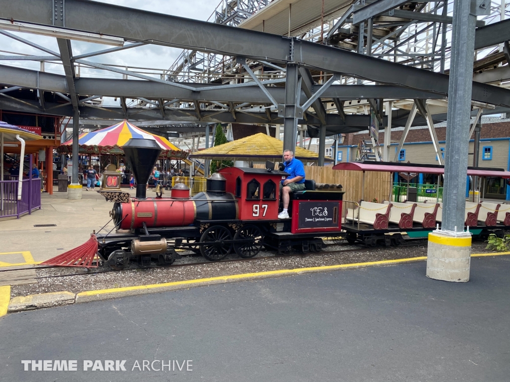 Train at Indiana Beach