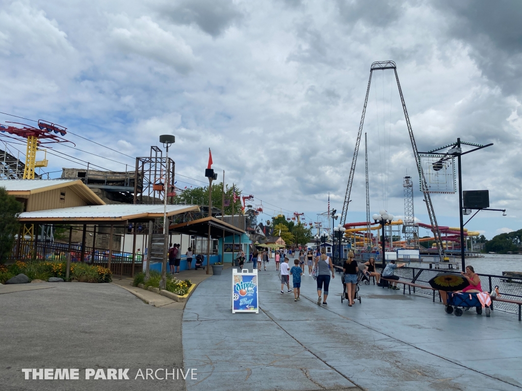 Sky Coaster at Indiana Beach