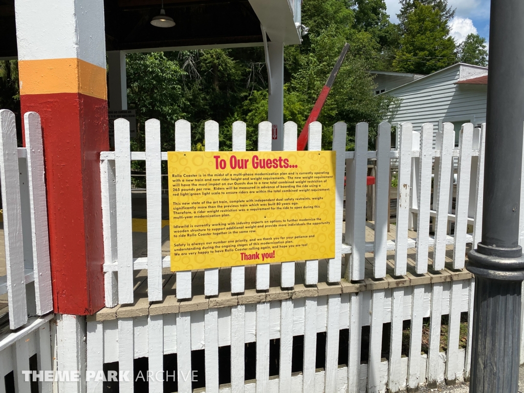 Rollo Coaster at Idlewild and SoakZone