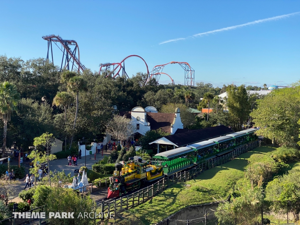 Train at Busch Gardens Tampa