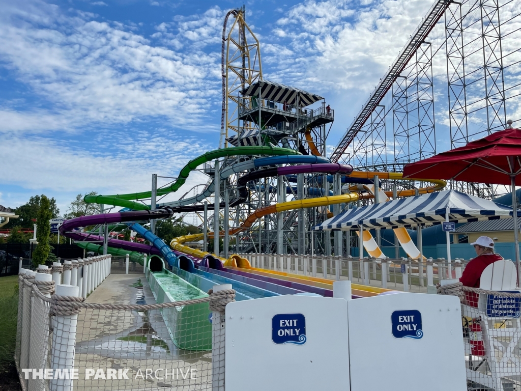 Point Plummet and Portside Plunge at Cedar Point