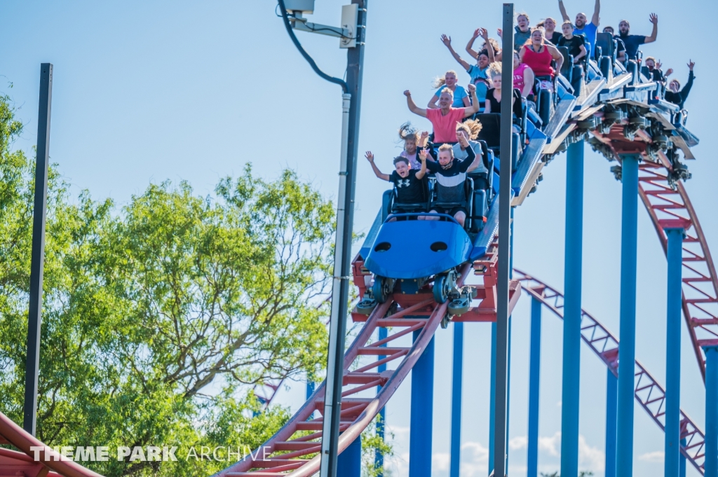 Ride of Steel at Six Flags Darien Lake