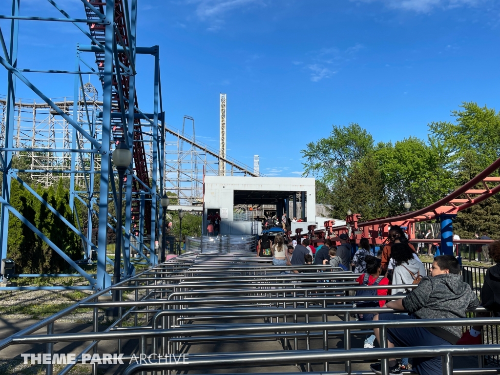 Ride of Steel at Six Flags Darien Lake