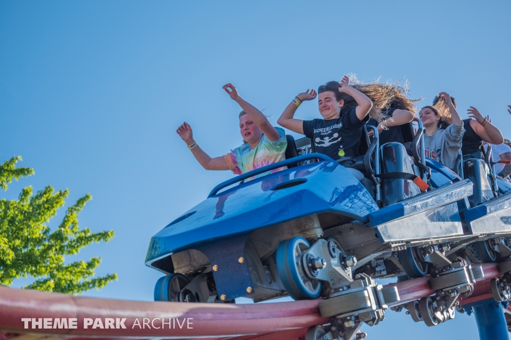 Ride of Steel at Six Flags Darien Lake