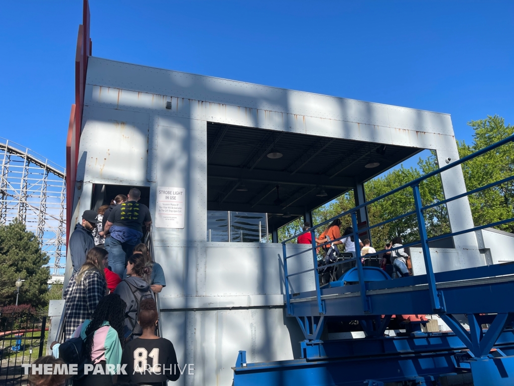 Ride of Steel at Six Flags Darien Lake