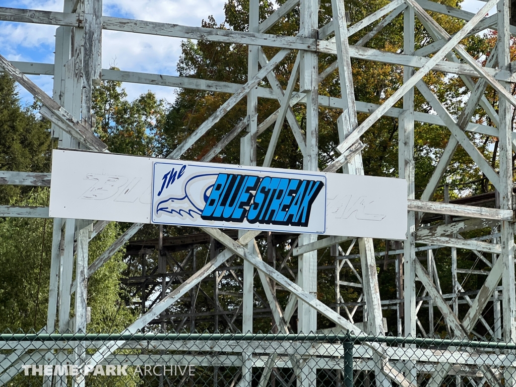 Blue Streak at Conneaut Lake Park