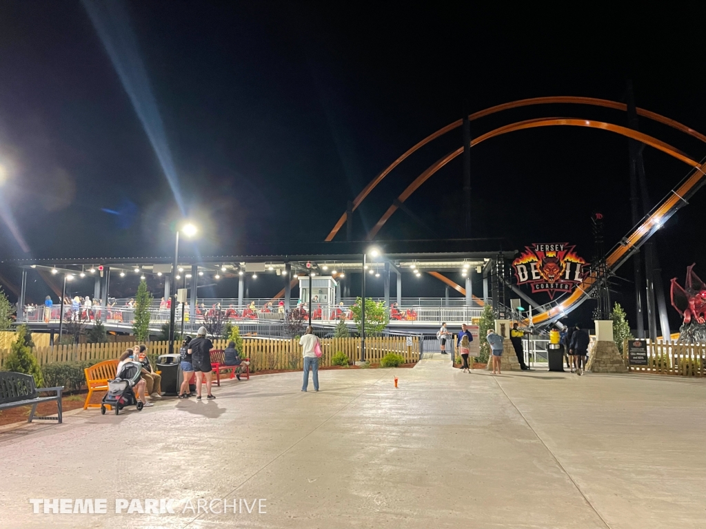 Jersey Devil Coaster at Six Flags Great Adventure