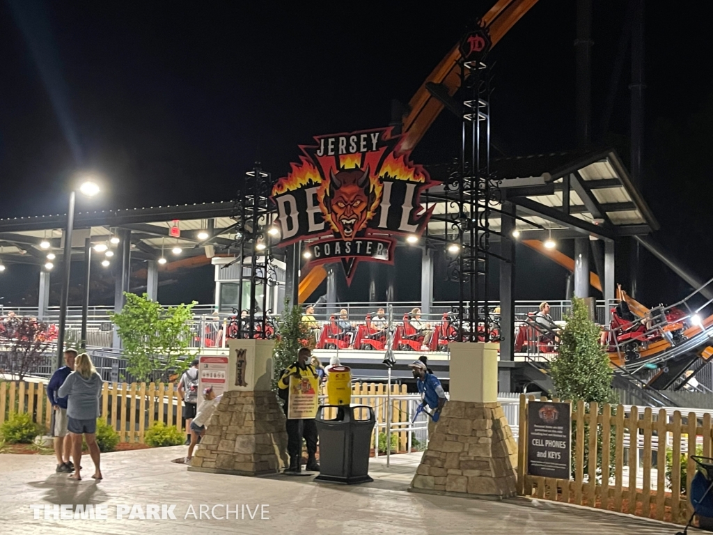 Jersey Devil Coaster at Six Flags Great Adventure