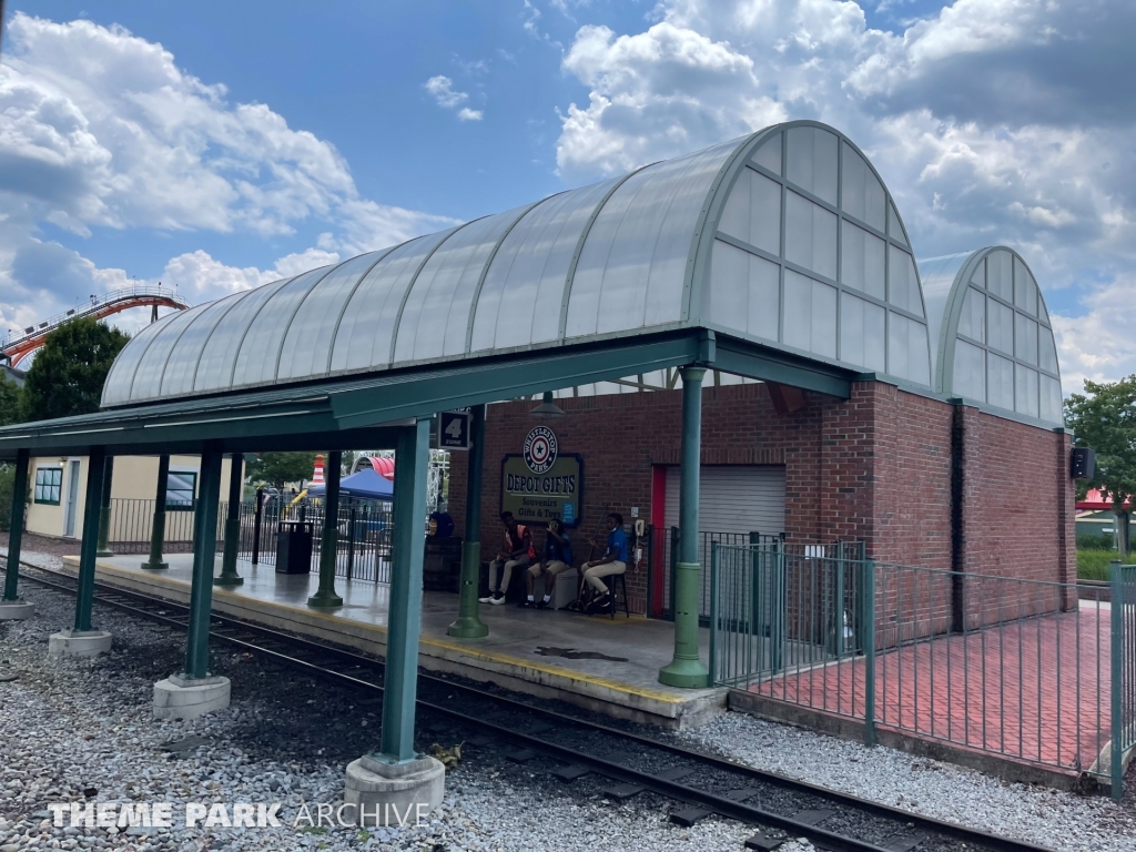 Whistlestop Train at Six Flags America