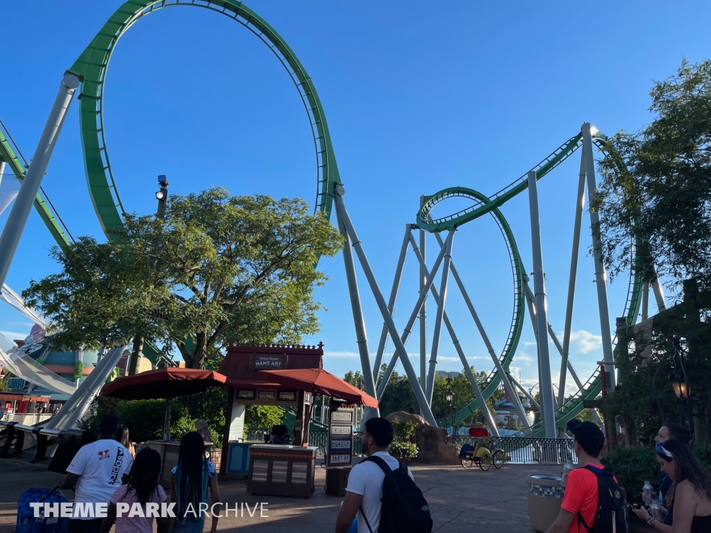 The Incredible Hulk Coaster at Universal Islands of Adventure