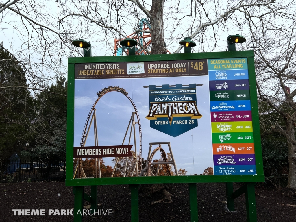 Pantheon at Busch Gardens Williamsburg