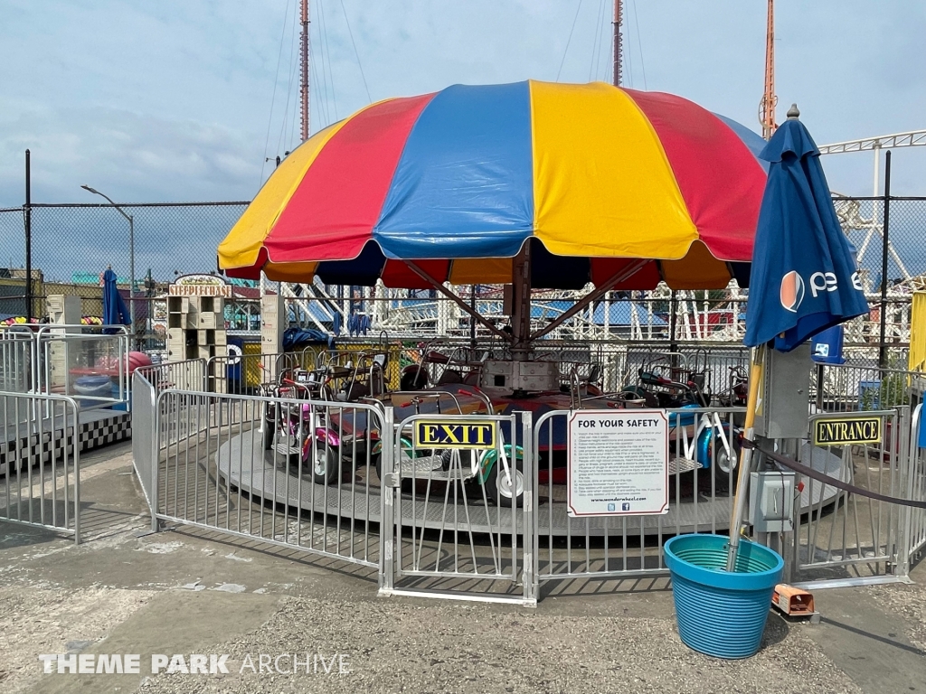 Motorcycle at Deno's Wonder Wheel Amusement Park