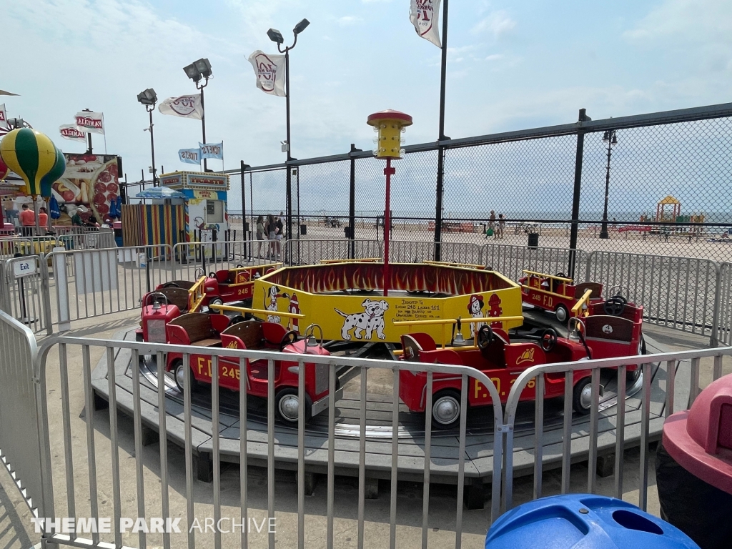 Fire Engines at Deno's Wonder Wheel Amusement Park