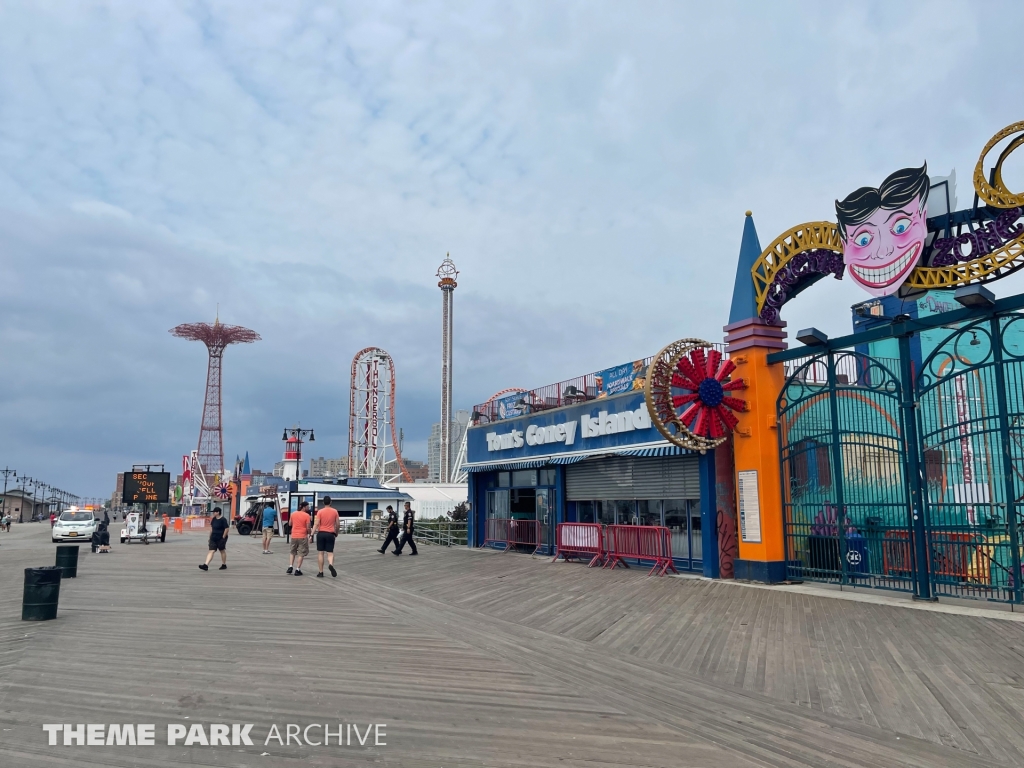 Boardwalk at Deno's Wonder Wheel Amusement Park