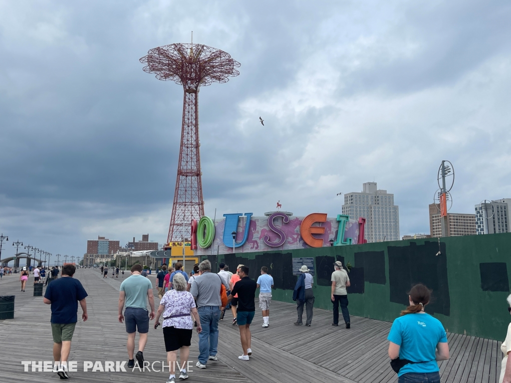 Carousel at Deno's Wonder Wheel Amusement Park